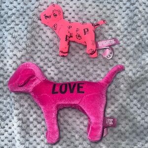 Victoria’s Secret PINK set of two plush dogs